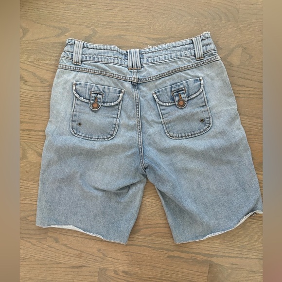 Lee Vintage women’s Denim Jorts Long Shorts Bermuda’s size 9/10 - Picture 4 of 8